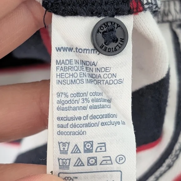 Tommy Hilfiger Girl'sClassic Striped Polo Dress Sporty Chic ~ Size 12-14 L - Picture 10 of 11